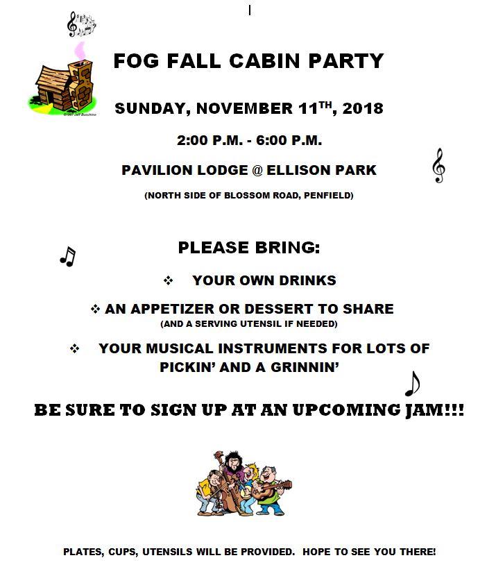 FOG fall flyer